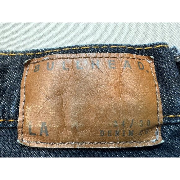 Gravels Slim Fit Mens Denim Jeans 34x32 Blue Cotton Blend Classic 5-Pocket - Picture 9 of 13